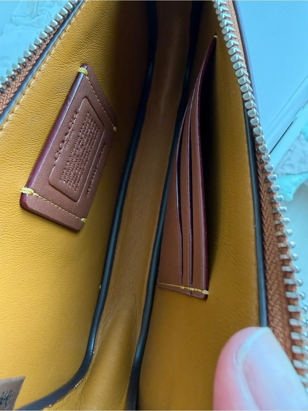 Coach Penn Shoulder Bag in Silver/Burnished Amber